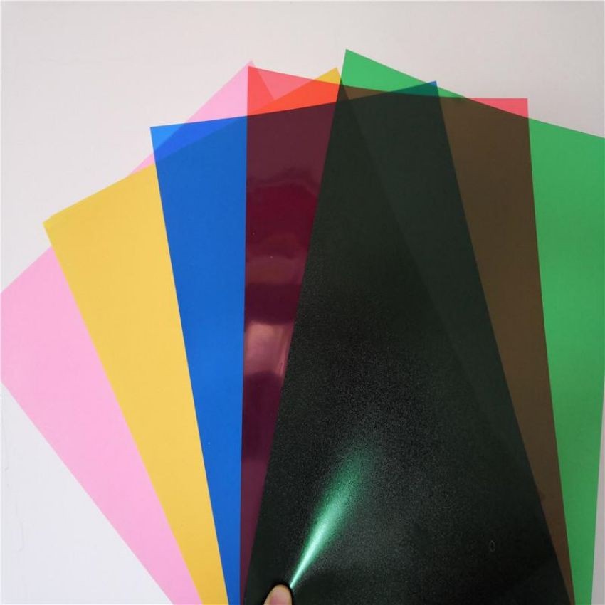 Hot Size Colorful Pvc Sheet Binding Cover Plastic